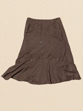 Vintage Boho Y2K A-Line Skirt